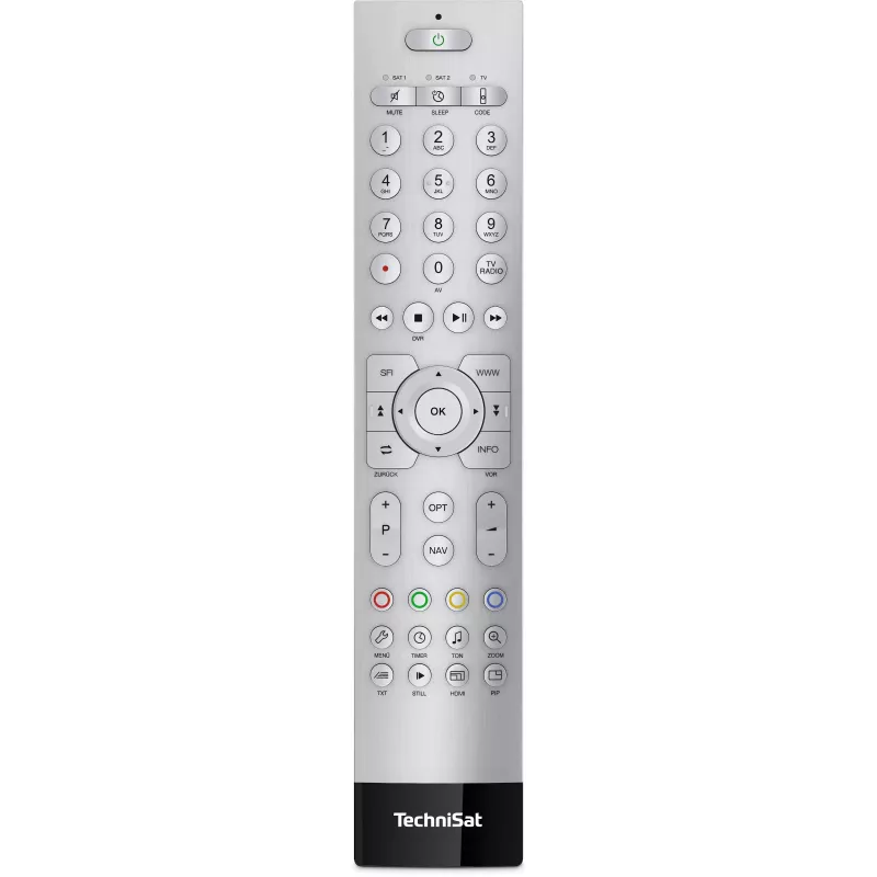 TechniSat TechniControl II ALU zilver universele afstandsbediening (FB Code TV) 0002/3859