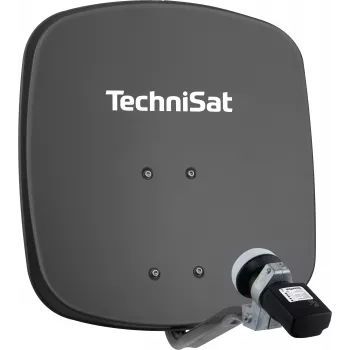 TechniSat SAT-schotel met LNB, 45 cm schotel, aluminium, single LNB (1345/8195)