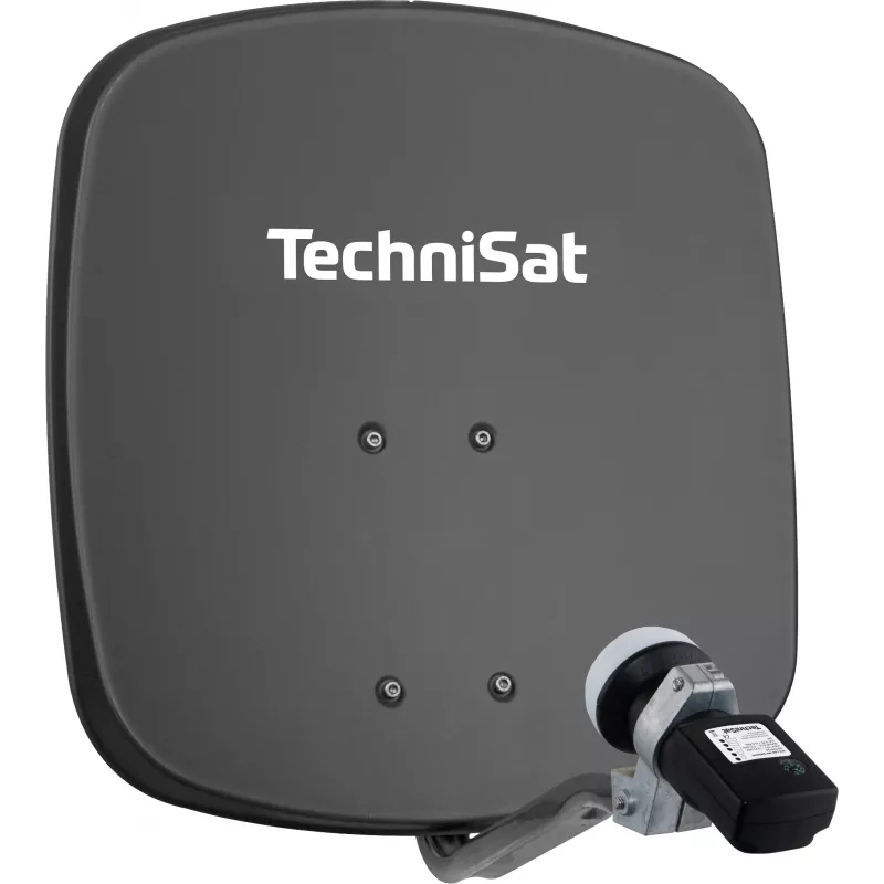 TechniSat SAT-schotel met LNB, 45 cm schotel, aluminium, single LNB (1345/8195)