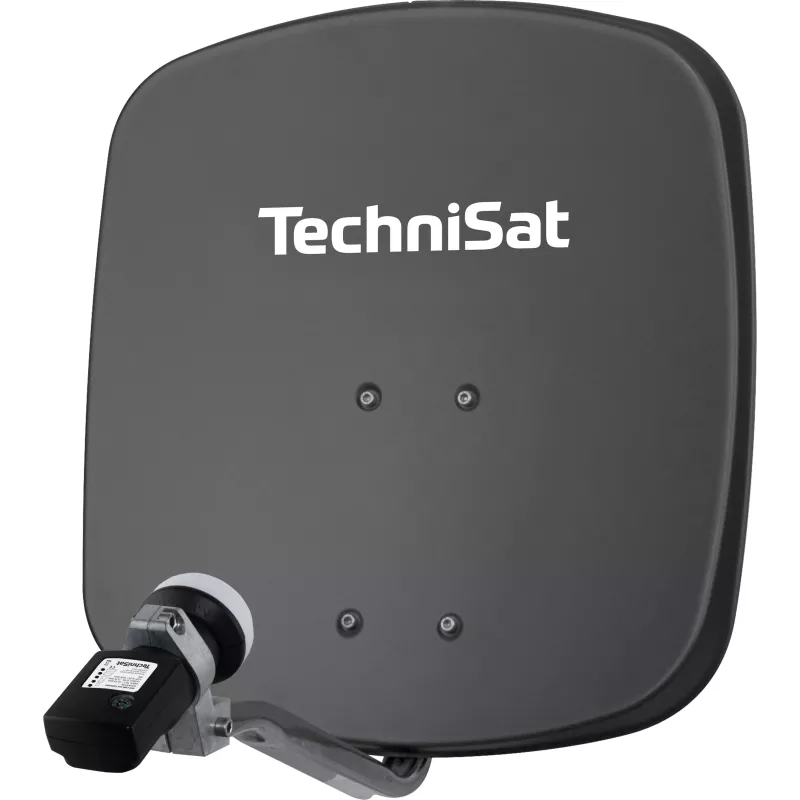 TechniSat SAT-schotel met LNB, 45 cm schotel, aluminium, single LNB (1345/8195)