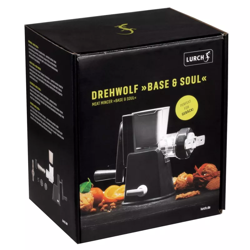 LURCH Base&Soul handmatige vleesmolen grijs wit (200500)