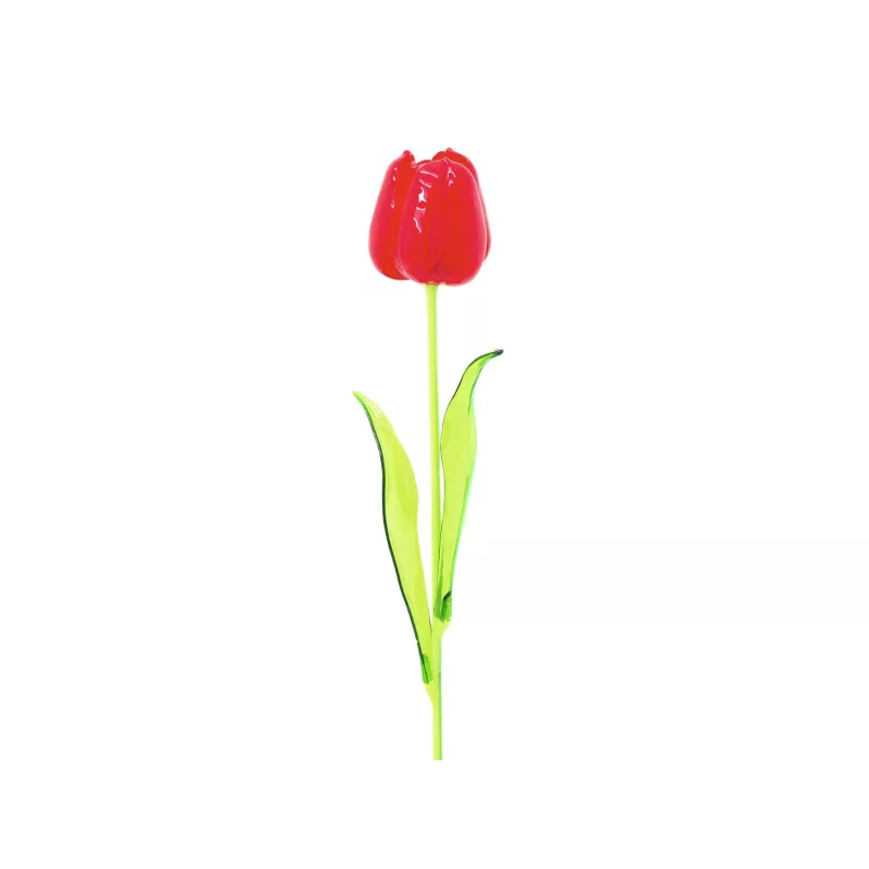 EUROPALMS kristaltulp kunstmatige tulp, rood, 61cm, 12-pack 82600205