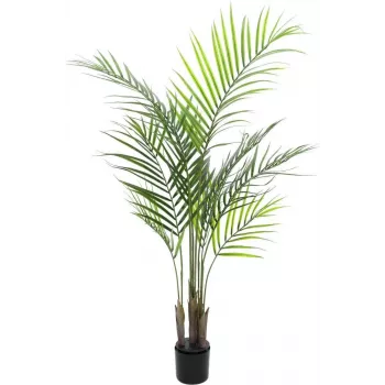 EUROPALMS Areca-palm kunstplant, 125cm 82509440