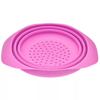 LURCH opvouwbare zeef druif 24 cm siliconen met PP-basis 210286