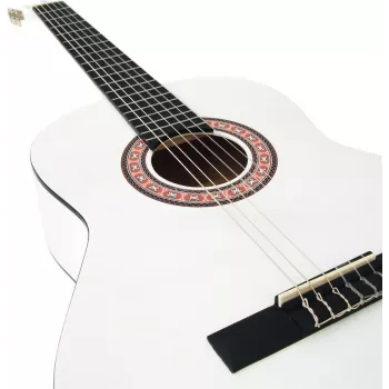 DIMAVERY AC-303 concertgitaar, wit (26241008)