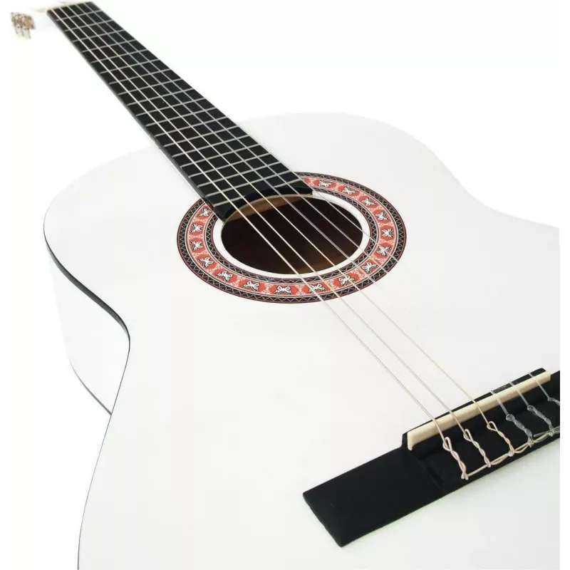 DIMAVERY AC-303 concertgitaar, wit (26241008)