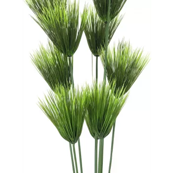 EUROPALMS kunstmatige papyrusplant, 150cm, groen, in zwarte pot 82600223