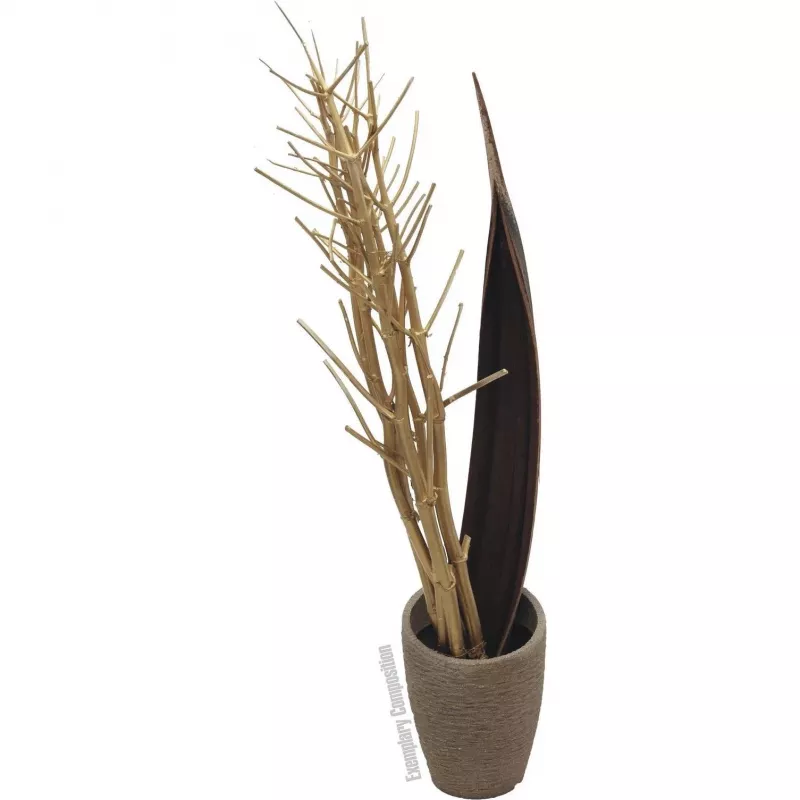 EUROPALMS gedroogde venkelboeket, goud, 160cm 83502363