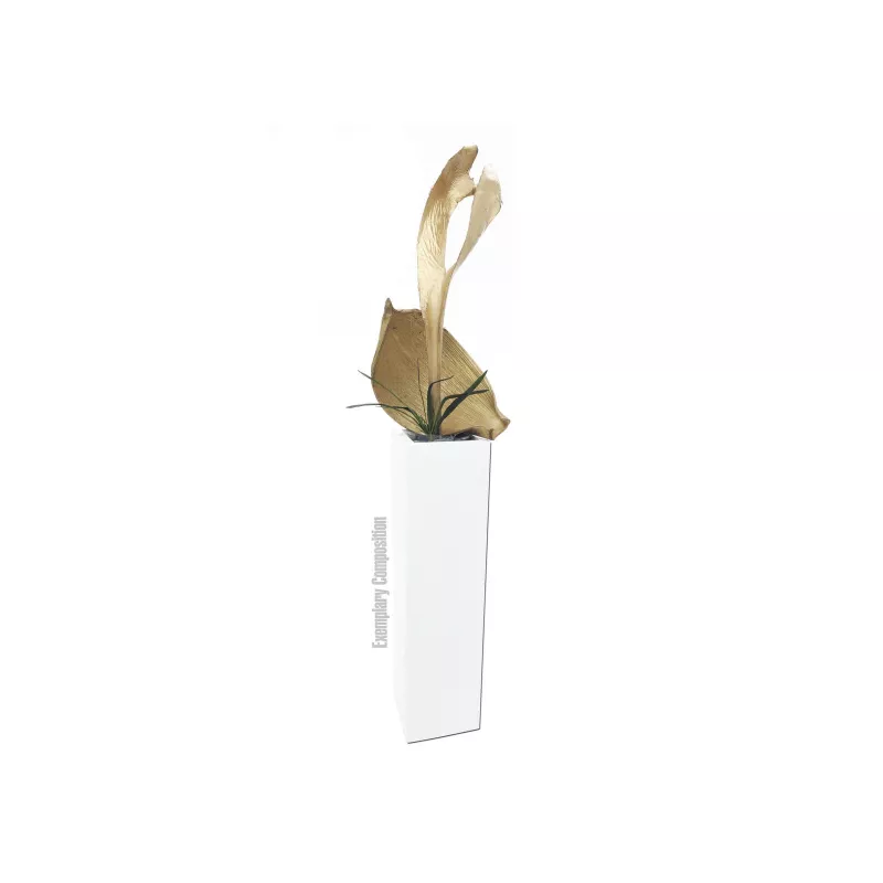 EUROPALMS gedroogde palmbladkop, goud, 60 cm 83502362