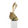 EUROPALMS gedroogde palmbladkop, goud, 60 cm 83502362