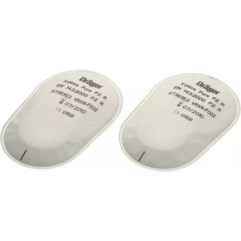 Dräger X-plore Pure P2 R bajonet deeltjesfilter (2-pack) 6738353