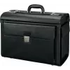 JÜSCHA Alassio Vicenza 45047 Laptoptas 15,6 inch zwart kunstleer