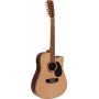DIMAVERY DR-612 12-snarige akoestische western-gitaar, naturel 26231281