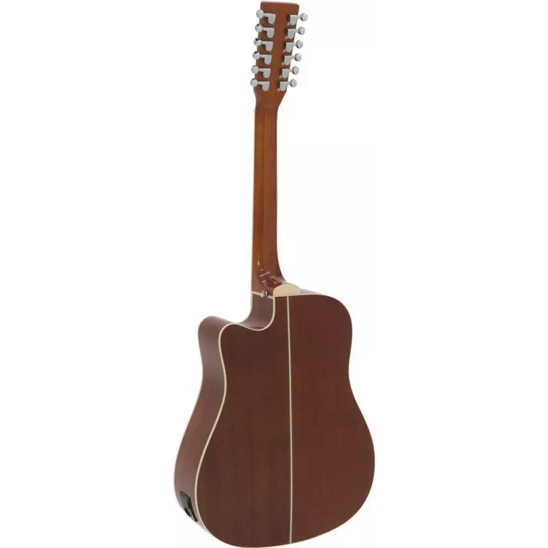 DIMAVERY DR-612 12-snarige akoestische western-gitaar, naturel 26231281