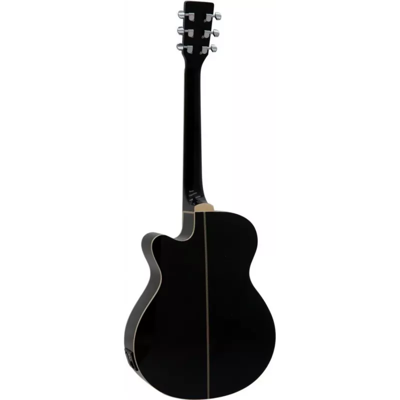 DIMAVERY AW-400 western-gitaar, zwart 26235089