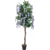 EUROPALMS kunstmatige goudenregenboom (Laburnum), violet, 150cm 82507135