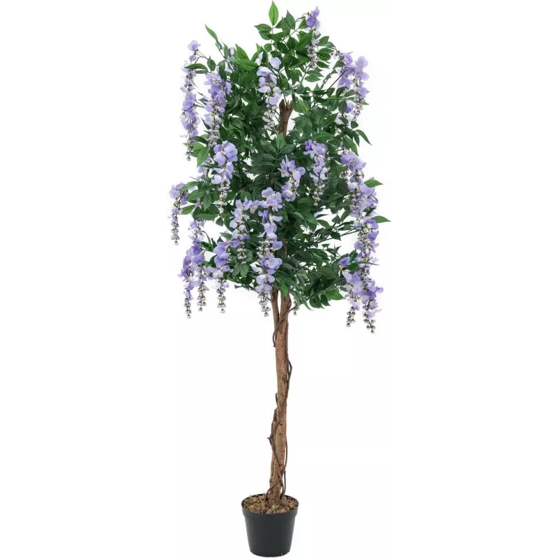 EUROPALMS kunstmatige goudenregenboom (Laburnum), violet, 150cm 82507135