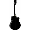 DIMAVERY AW-400 linkshandige dreadnought akoestische gitaar, zwart 26235090