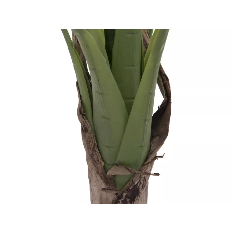 EUROPALMS kunstmatige bananenplant, 100cm, groene bladeren, zwarte pot 82509503