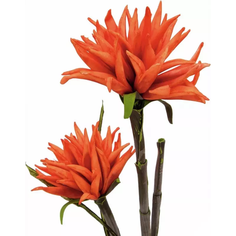 EUROPALMS Dahlia (EVA), kunstplant, oranje, 100cm (82532006)