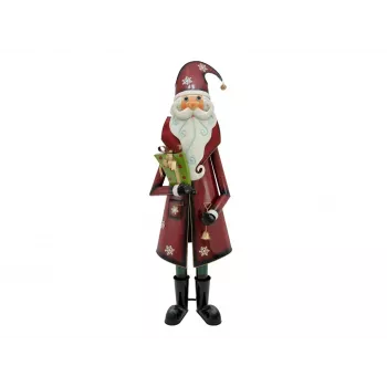 EUROPALMS kerstman metaalfiguur rood 195cm 83314902