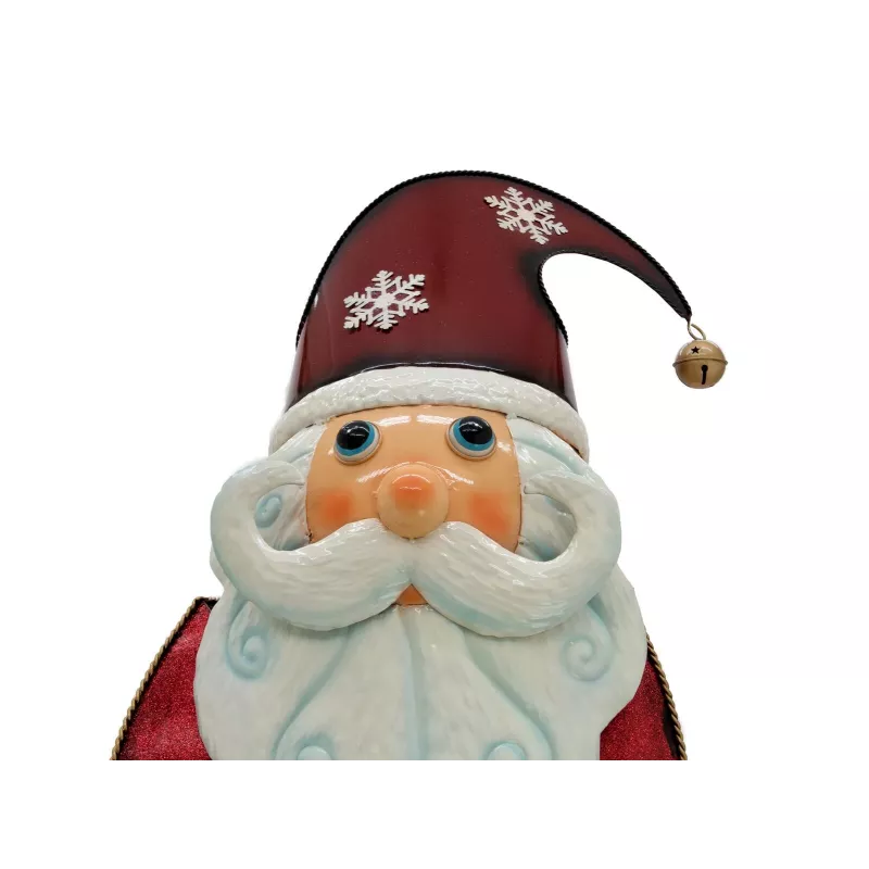 EUROPALMS kerstman metaalfiguur rood 195cm 83314902