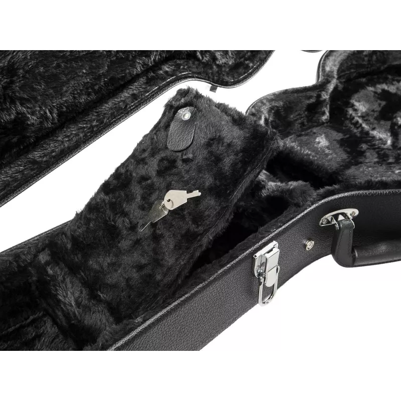 Dimavery Form-Case hardcase voor elektrische gitaar LP, zwart 26341023