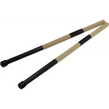 DIMAVERY DDS-Rods esdoorn drum rods, 19 stokken, rubberen greep, 405 mm, paar 26070380