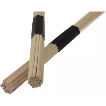 DIMAVERY DDS-Rods esdoorn drum rods, 19 stokken, rubberen greep, 405 mm, paar 26070380