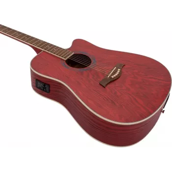 DIMAVERY JK-510 western gitaar, cutaway, gemaserd 26231389
