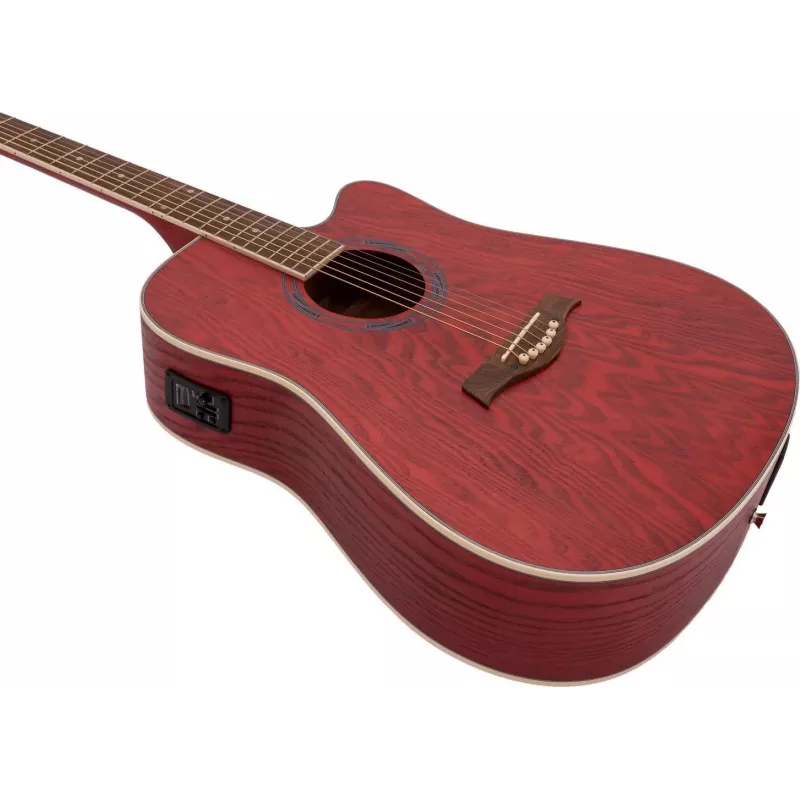 DIMAVERY JK-510 western gitaar, cutaway, gemaserd 26231389