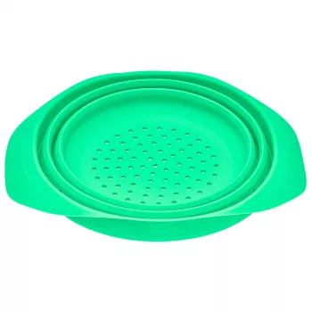 LURCH opvouwbare siliconenzeef 24 cm groen 210285