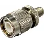 Wittenberg Antennen 102185 TNC-stekker naar SMA-bus rechte metalen adapter