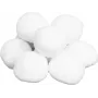 EUROPALMS kunstmatige sneeuwballen, 7,5 cm, 10-pack (83501650)