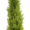 EUROPALMS Leyland-cipres kunstplant, 120 cm, groen blad, zwarte pot 82606964