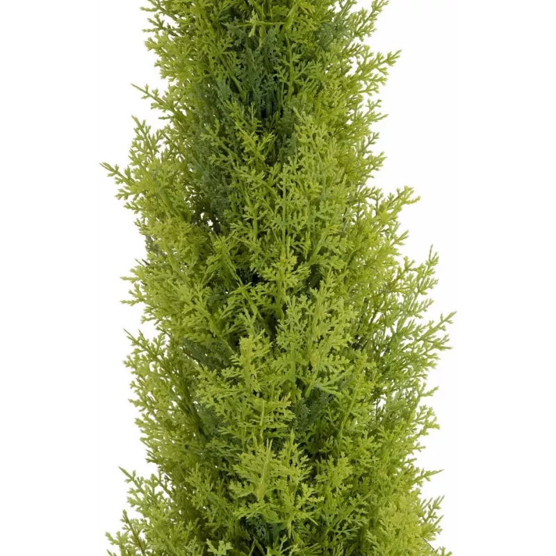 EUROPALMS Leyland-cipres kunstplant, 120 cm, groen blad, zwarte pot 82606964