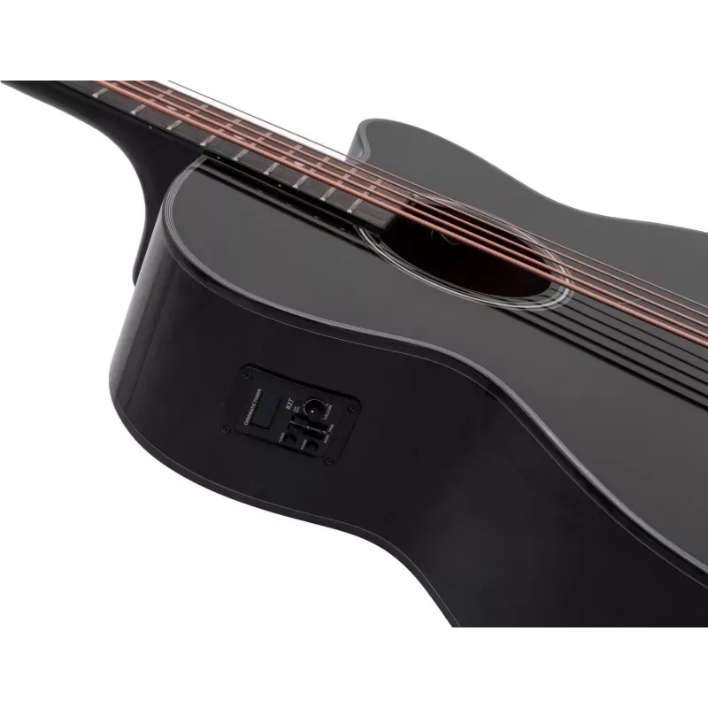 DIMAVERY AB-455 5-snarige akoestische basgitaar, zwart 26224015