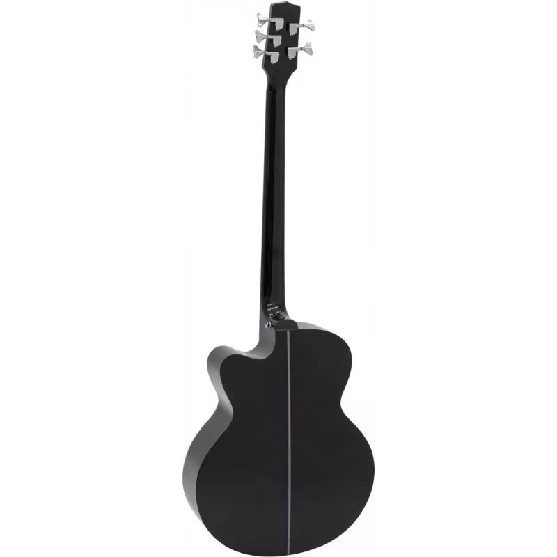 DIMAVERY AB-455 5-snarige akoestische basgitaar, zwart 26224015