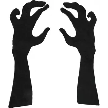 EUROPALMS silhouet armen, 40 cm, zwart, polyethyleen, paar (83505005)