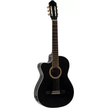 DIMAVERY CN-600L concertgitaar, zwart 26235009