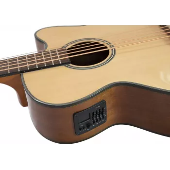 DIMAVERY AB-455 akoestische basgitaar, 5-snarig, naturel 26224014