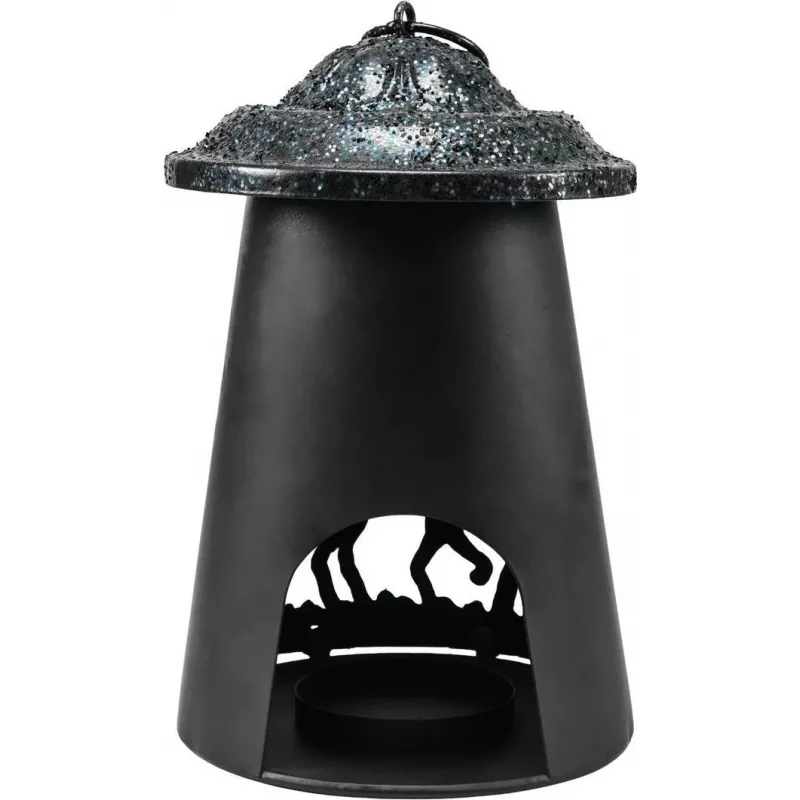 EUROPALMS solar-kattenlantaarn, 23cm, warmwitte LED, IP44 buiten-tuinlamp 83505110