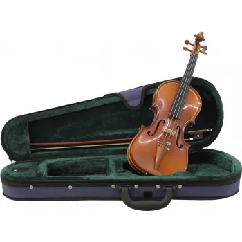 Dimavery viool 1/4 met strijkstok en koffer - esdoornfineer naturel lak