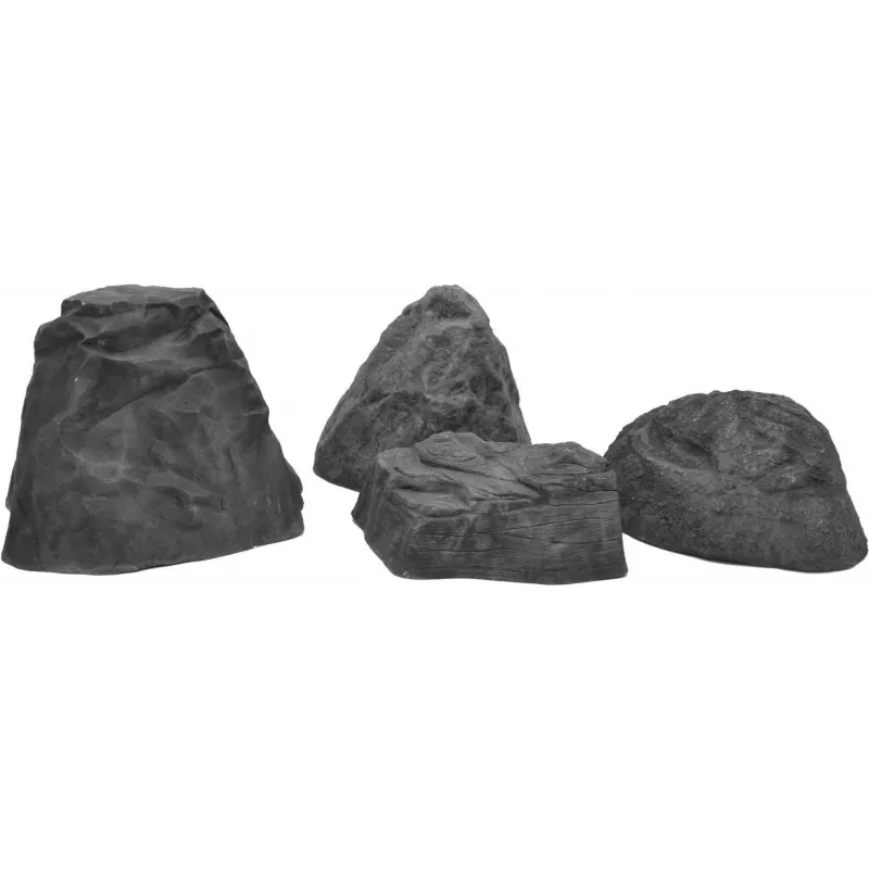 EUROPALMS decoratieve rots Keltisch glasvezel kunststeen 50x40x30cm grijs/bruin 83313230