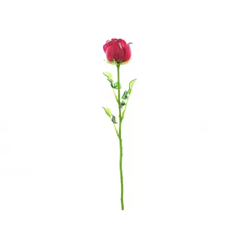 EUROPALMS Crystal Rose kunstmatige bloem, bordeaux, 81cm 82600209