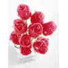 EUROPALMS Crystal Rose kunstmatige bloem, bordeaux, 81cm 82600209