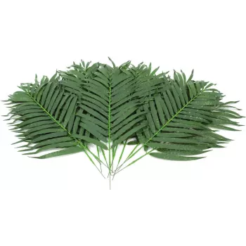 EUROPALMS kunstmatige kokospalmbladeren, 80 cm, 12-delige set 82509895