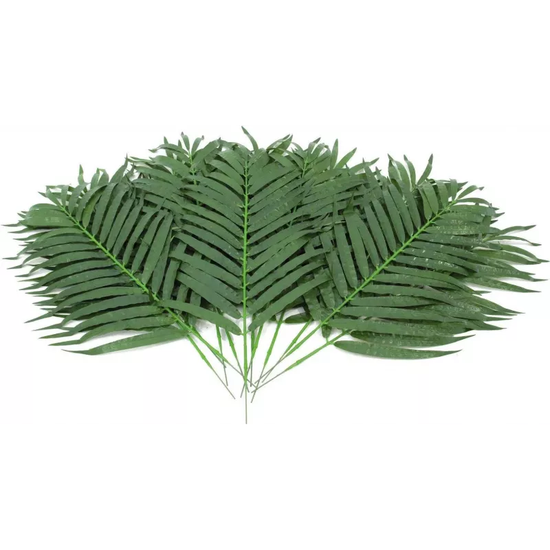 EUROPALMS kunstmatige kokospalmbladeren, 80 cm, 12-delige set 82509895