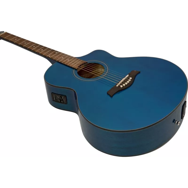 DIMAVERY STW-50 western gitaar, blauw 26245088