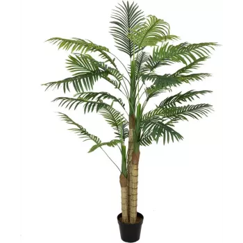 EUROPALMS Areca palm, 3-stammig, kunstplant, 150 cm 82509411